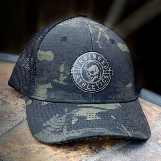 Camo Unhinged Logo Hat