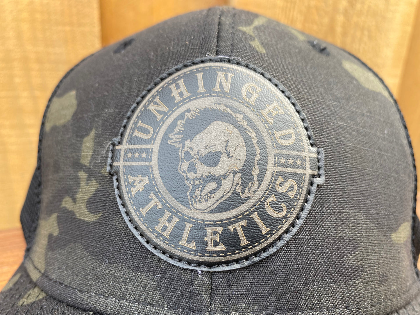 Camo Unhinged Logo Hat